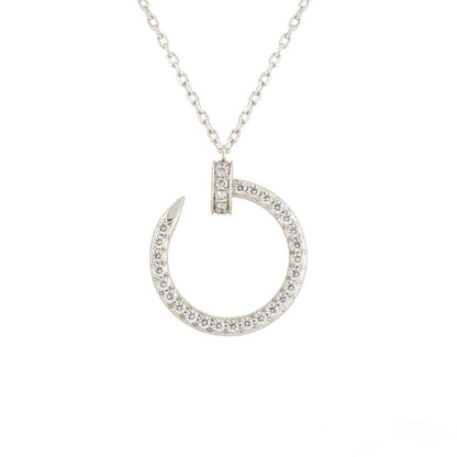 [moco jewelrys] JUSTE-HALSKETTE SILBER DIAMANTEN 