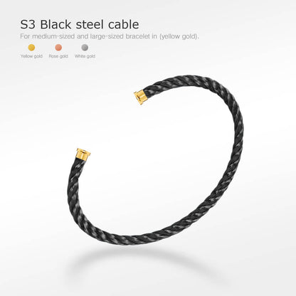 [moco jewelrys] FORCE SERIES ARMBANDKABEL 50 AUSWAHLMÖGLICHKEITEN (DIY-AUSWAHL)