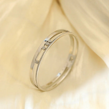 [moco jewelrys]Move Romane Diamond Bangle Bracelet