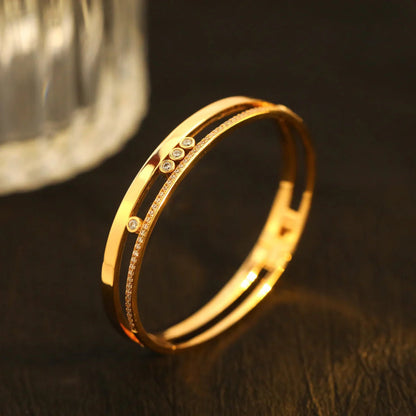 [moco jewelrys]Move Romane Diamond Bangle Bracelet