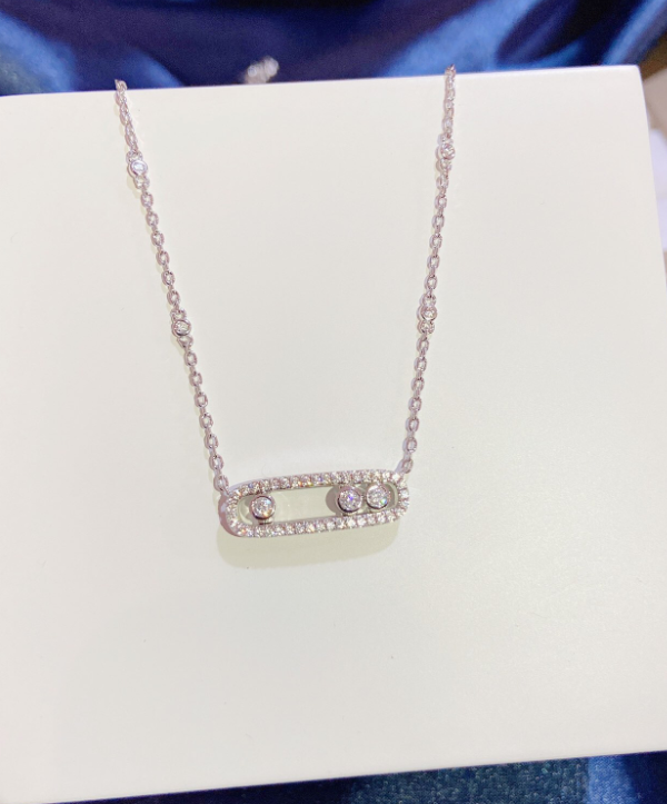 [moco jewelrys]MK MOVE FULL DIAMOND NECKLACE