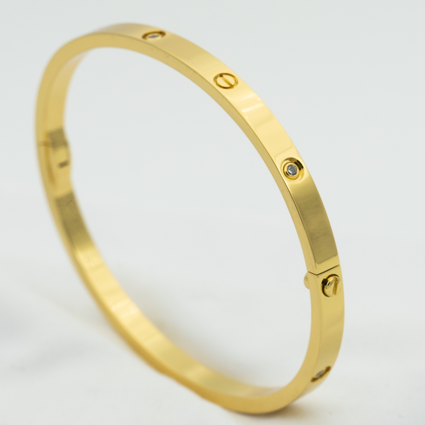 [moco jewelrys] LOVE ARMBAND 3,65 MM 6 DIAMANTEN