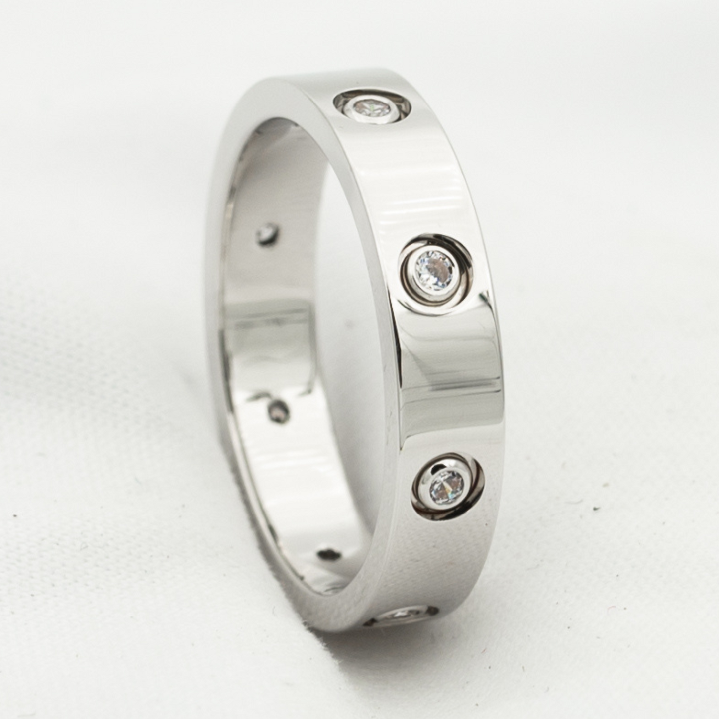 [moco jewelrys] Liebesring 3,6 mm 8 Diamanten