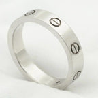 ??Loco?¡¥LOVE RING 4MM 1 DIAMOND SILVER