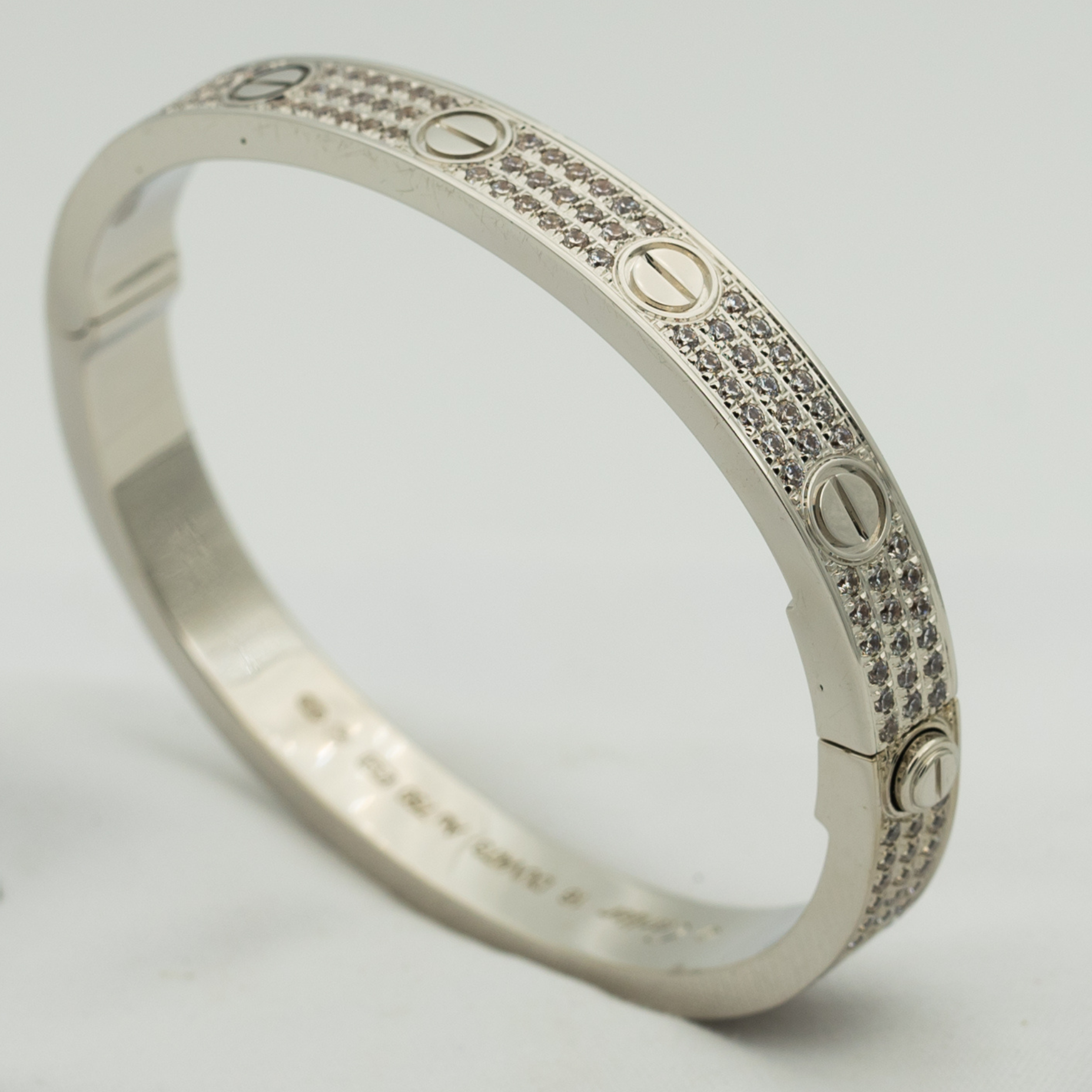 ??Loco?¡¥LOVE BRACELET 6.1MM DIAMOND-PAVED