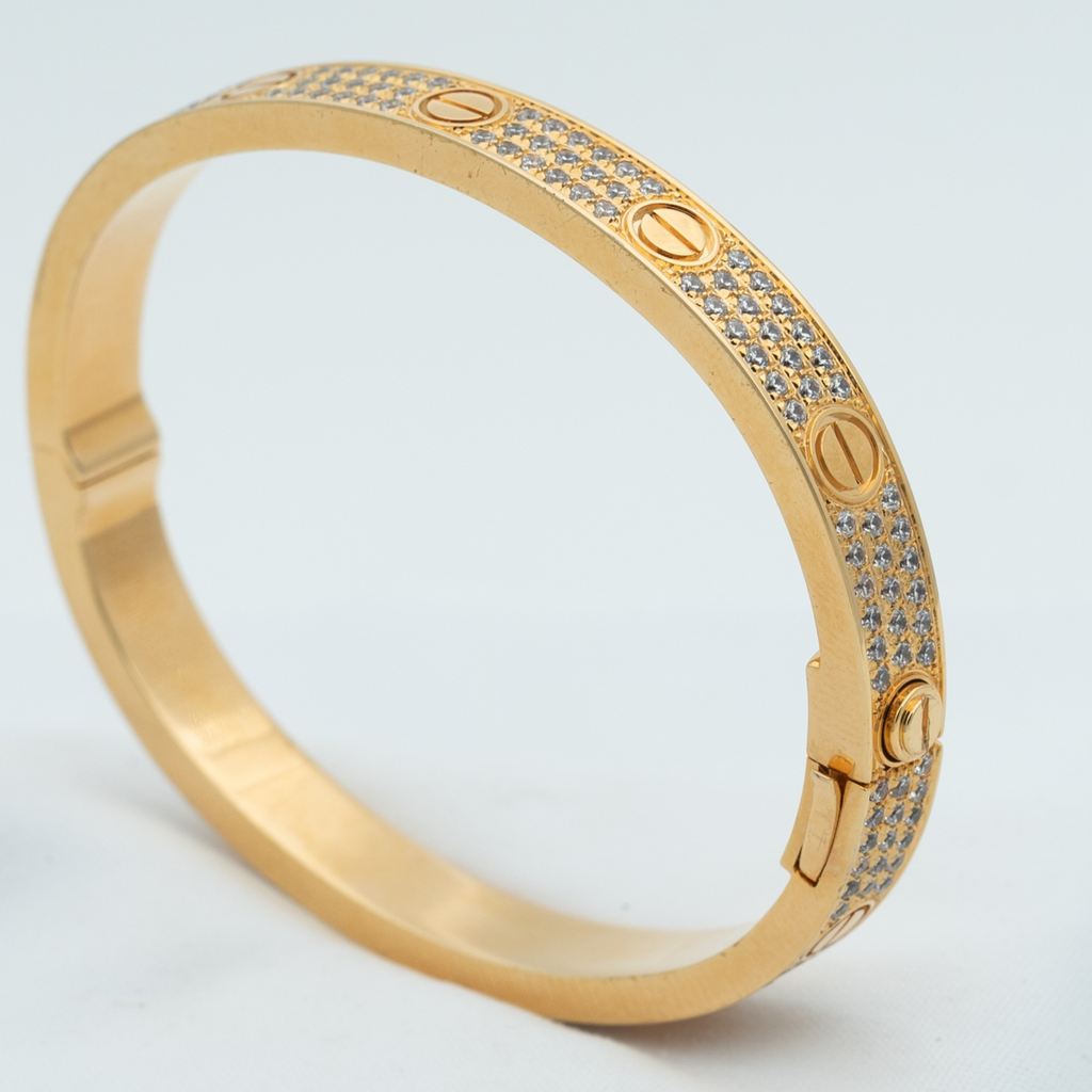 ??Loco?¡¥LOVE BRACELET 6.1MM DIAMOND-PAVED