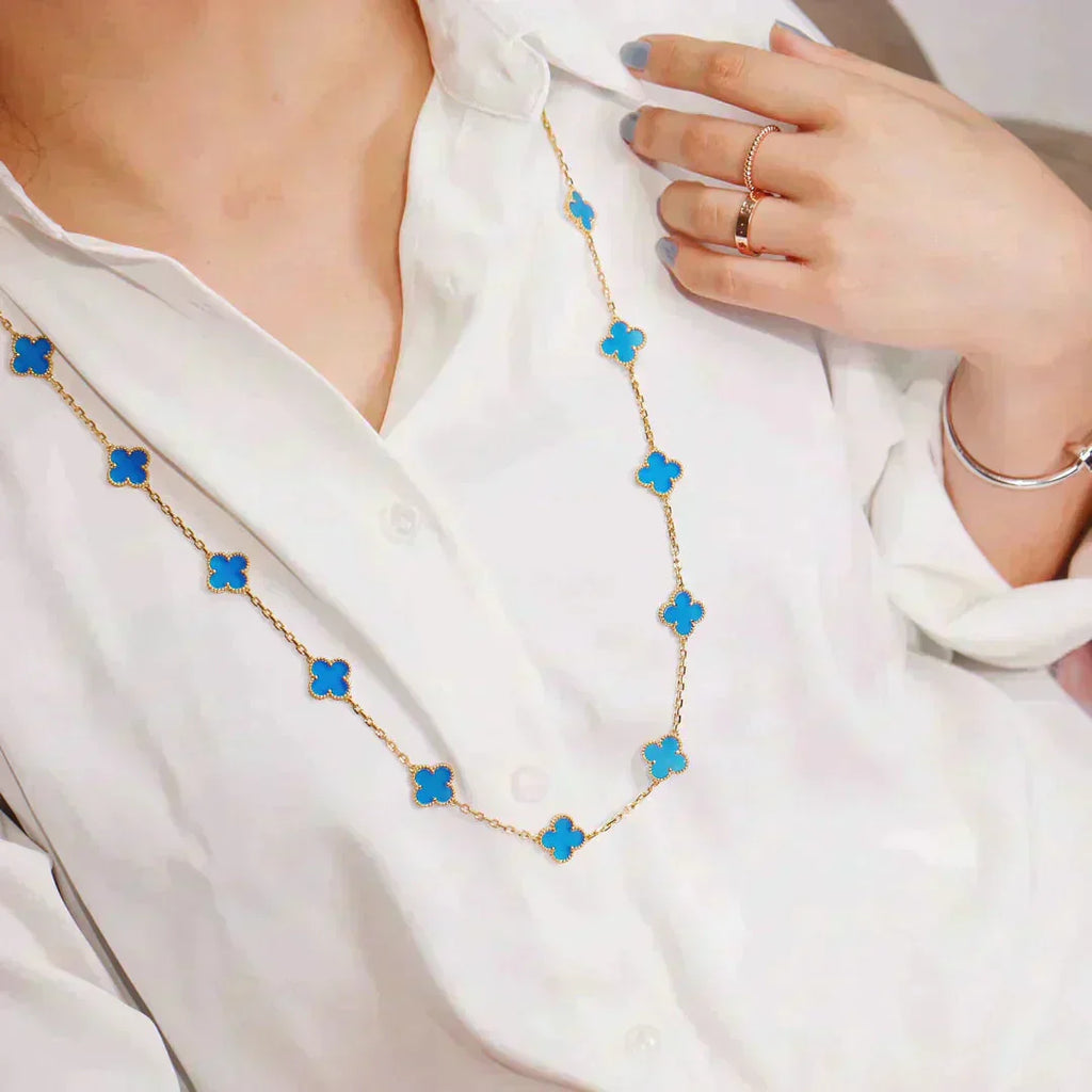 ??Loco?¡¥CLOVER 20 MOTIFS TURQUOISE GOLD