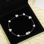 ??Loco?¡¥FRIVOLE SILVER 9 FLOWERS NECKLACE