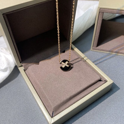 【moco jewelry】JEUX DE PINK ゴールド ダイヤモンド ネックレス