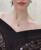 ??Loco?¡¥JEUX DE PINK GOLD DIAMOND NECKLACE