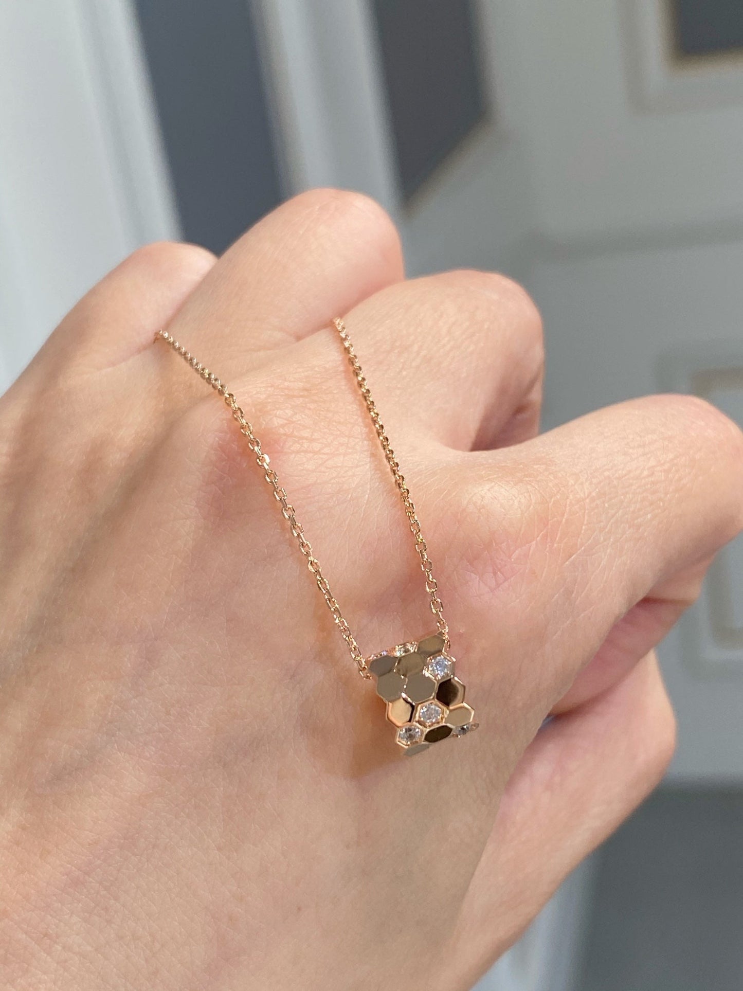 [moco jewellerys]ビーラブダイヤモンドネックレス