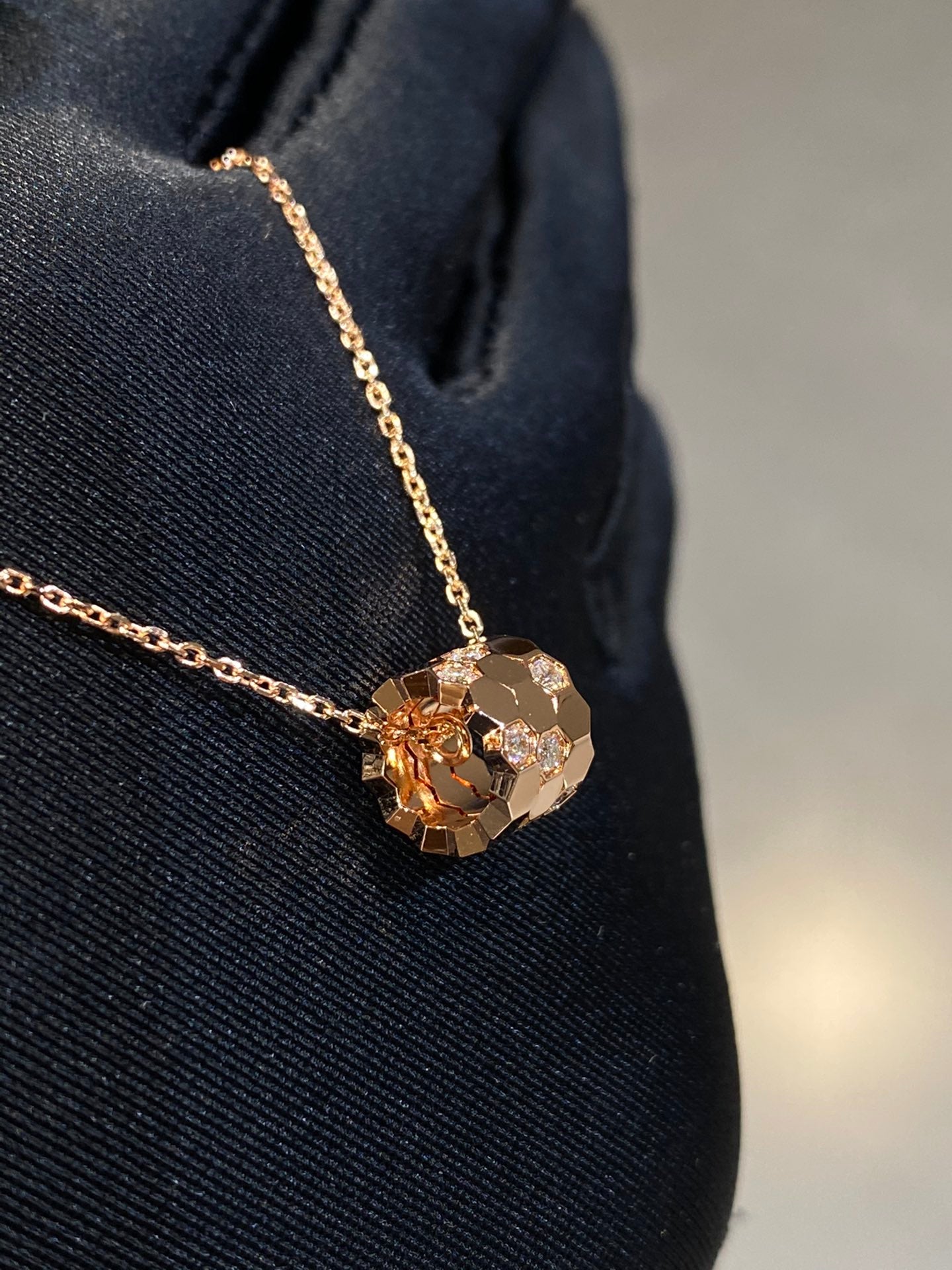 [moco jewellerys]ビーラブダイヤモンドネックレス