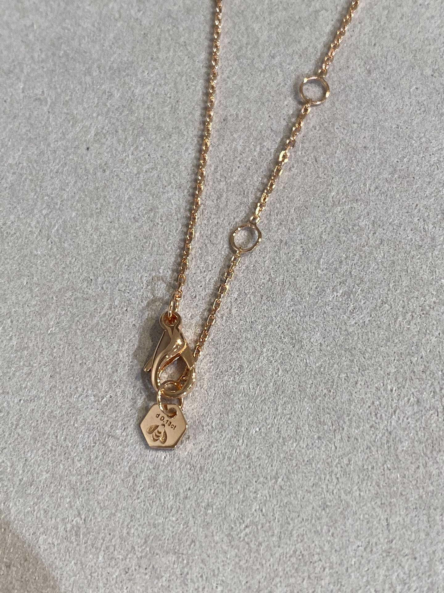 [moco jewellerys]ビーラブダイヤモンドネックレス