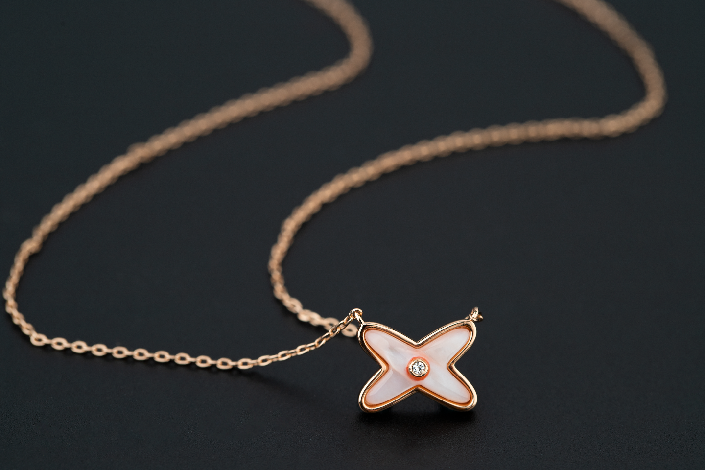 【moco jewelry】ジュードゥネックレス 1ダイヤモンド