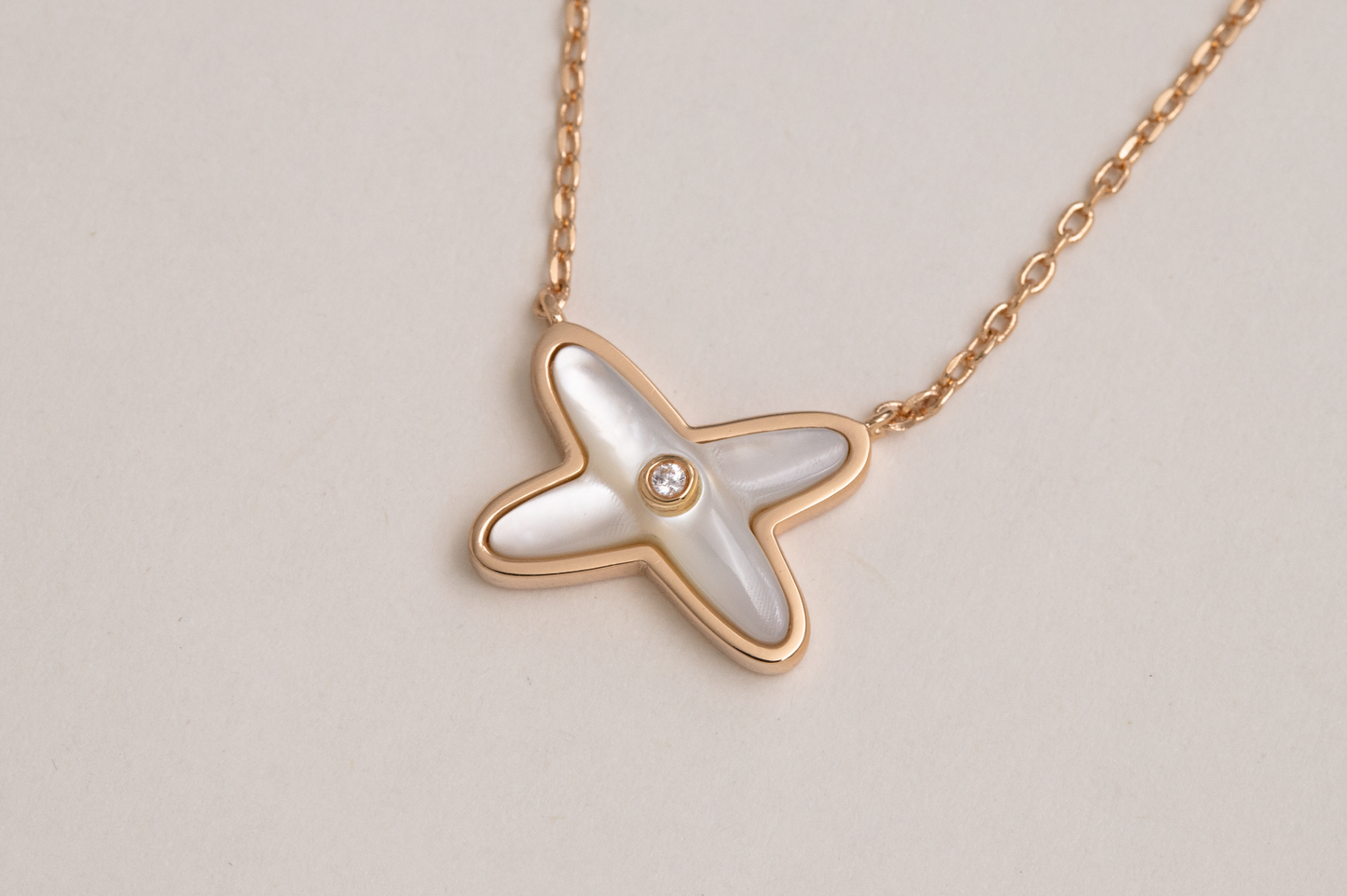 【moco jewelry】ジュードゥネックレス 1ダイヤモンド