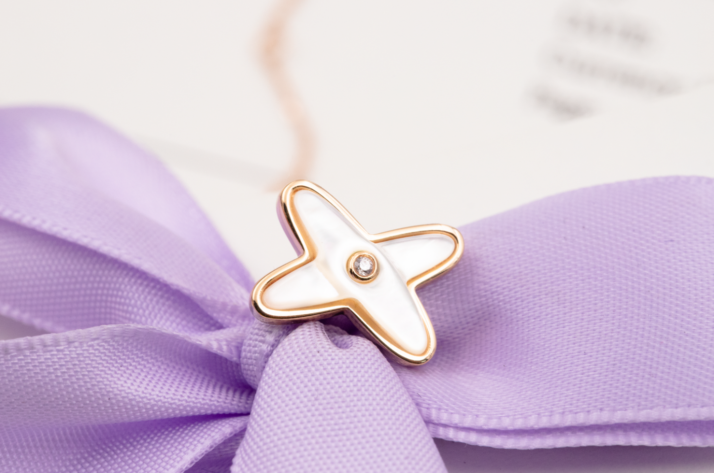 [moco jewelrys]JEUX DE WHITE POP ROSE GOLD DIAMOND EARRINGS