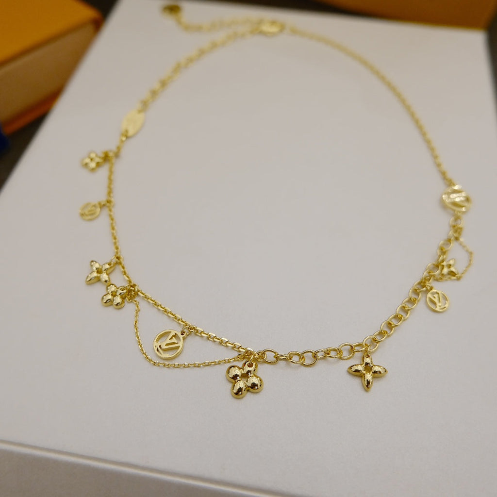 ??Loco?¡¥BLOOMING SUPPLE NECKLACE BRASS
