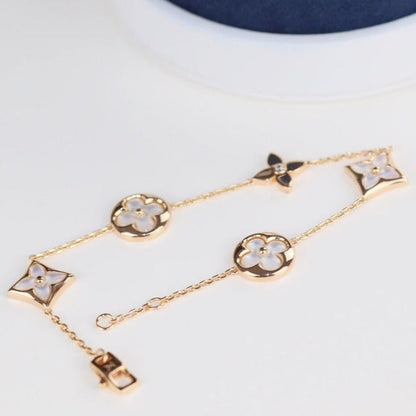 [moco jewelrys]BLATT-KLEE-ARMBAND