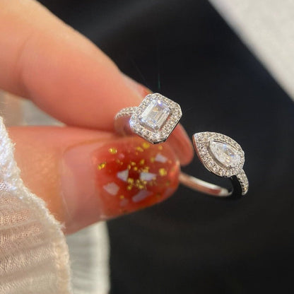 [moco jewelrys]MY TWIN TOI & MOI SILVER DIAMOND RING