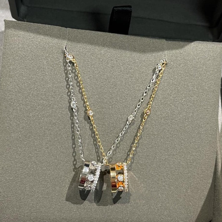 [moco jewelrys]CHAIN MOVE ROMANE PEDAND NECKLACE