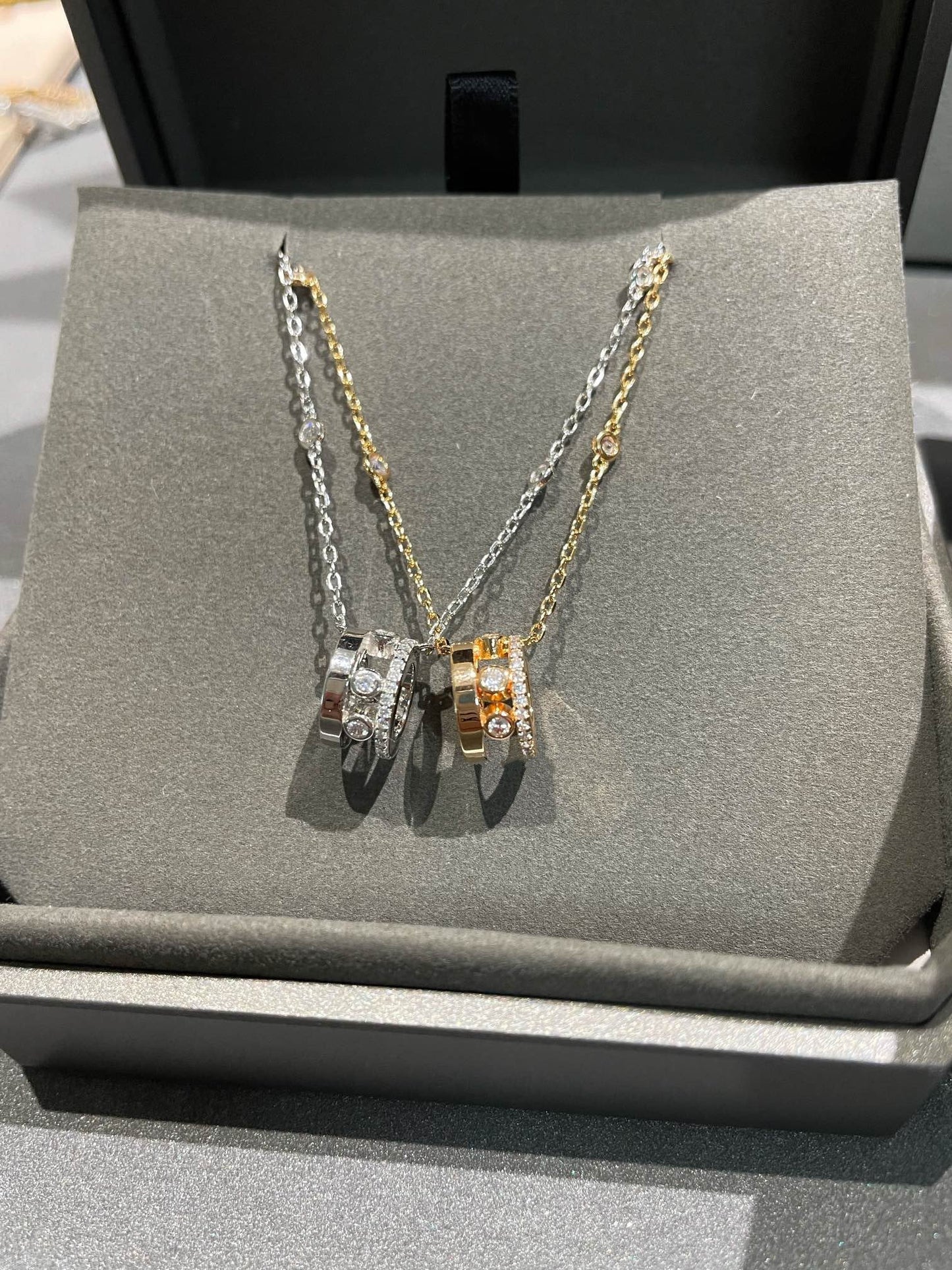 [moco jewelrys]CHAIN MOVE ROMANE PEDAND NECKLACE