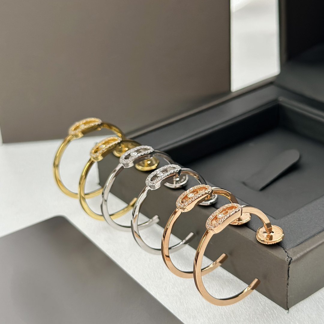 [moco jewelrys]CREOLES MOVE UNO PM DIAMOND EARRINGS