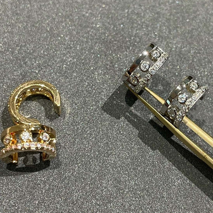 [moco jewelrys]MOVE ROMANE EARRINGS DIAMOND