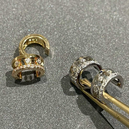 [moco jewelrys]MOVE ROMANE EARRINGS DIAMOND