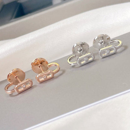 [moco jewelrys]CREOLES MOVE UNO MINI 1 DIAMOND EARRINGS