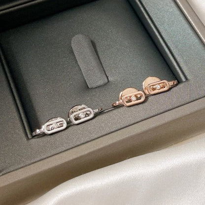 [moco jewelrys]CREOLES MOVE UNO MINI 1 DIAMOND EARRINGS