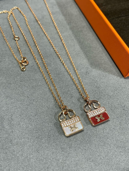 [moco jewellerys]H CIRCE モアッサナイトペンダントネックレス ゴールド