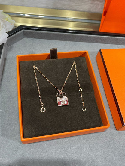 [moco jewellerys]H CIRCE モアッサナイトペンダントネックレス ゴールド