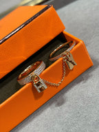 ??Loco?¡¥HM KELLY CLOCHETTE DOUBLE RING IN  WITH DIAMONDS