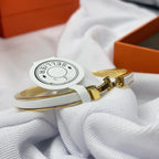 ??Loco?¡¥CLASSIC HM CLIC WHITE 8MM ENAMEL BRACELET