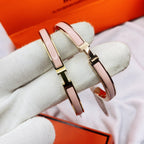 ??Loco?¡¥CLASSIC HM CLIC  PINK 8MM ENAMEL BRACELET