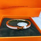 ??Loco?¡¥CLASSIC HM CLIC  PINK 8MM ENAMEL BRACELET