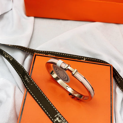 [moco jewellerys]クラシック HM クリック ピンク 8mm エナメルブレスレット