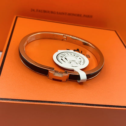 [moco jewelrys]CLASSIC HM CLIC BLACK 8MM ENAMEL BRACELET