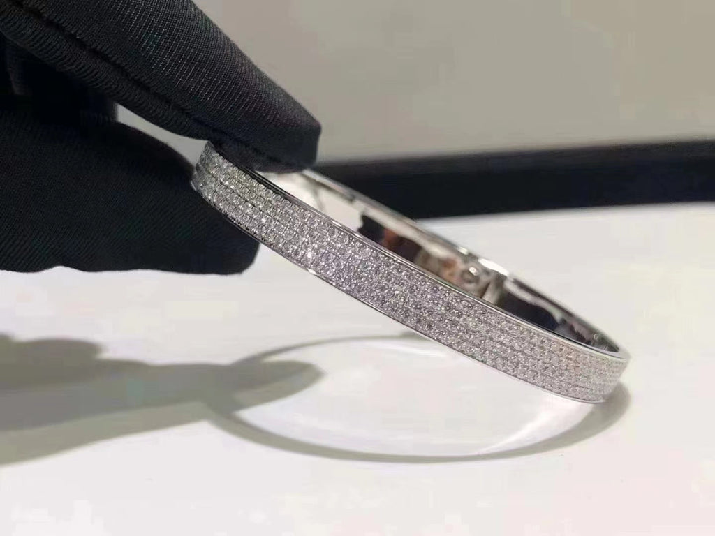 ??Loco?¡¥HM KELLY BRACELET IN SILVER AND FULL PAVE DIAMOND