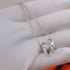 ??Loco?¡¥HM NECKLACE H LETTER OVAL SERIES