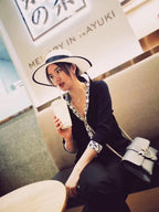 ??Loco?¡¥HM FIRE PIG NOSE NECKLACE TRENDY STREET