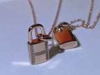 ??Loco?¡¥HM ADVANCED NICHE LOCK HEAD NECKLACE DIAMONDS