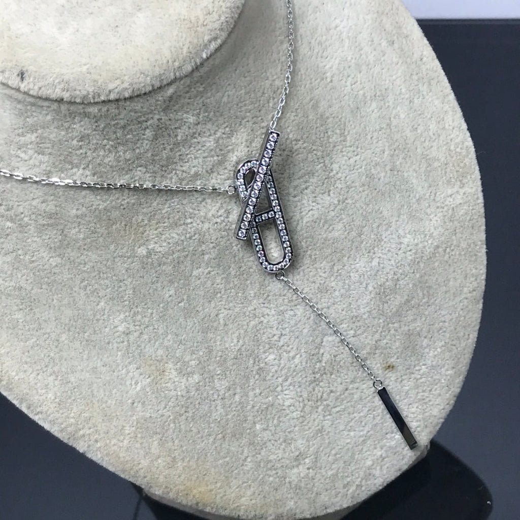 ??Loco?¡¥HM NECKLACE PLATINUM ROSE GOLD DIAMOND