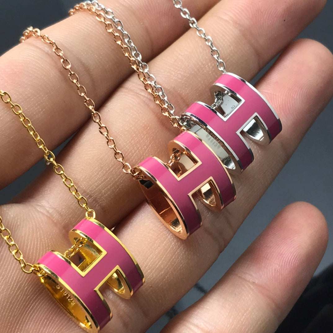 ??Loco?¡¥H NECKLACE PINK