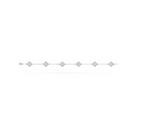 ??Loco?¡¥CLOVER 6 MOTIF SILVER DIAMOND BRACELET