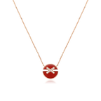 ??Loco?¡¥JEUX DE ROSE GOLD DIAMOND NECKLACE