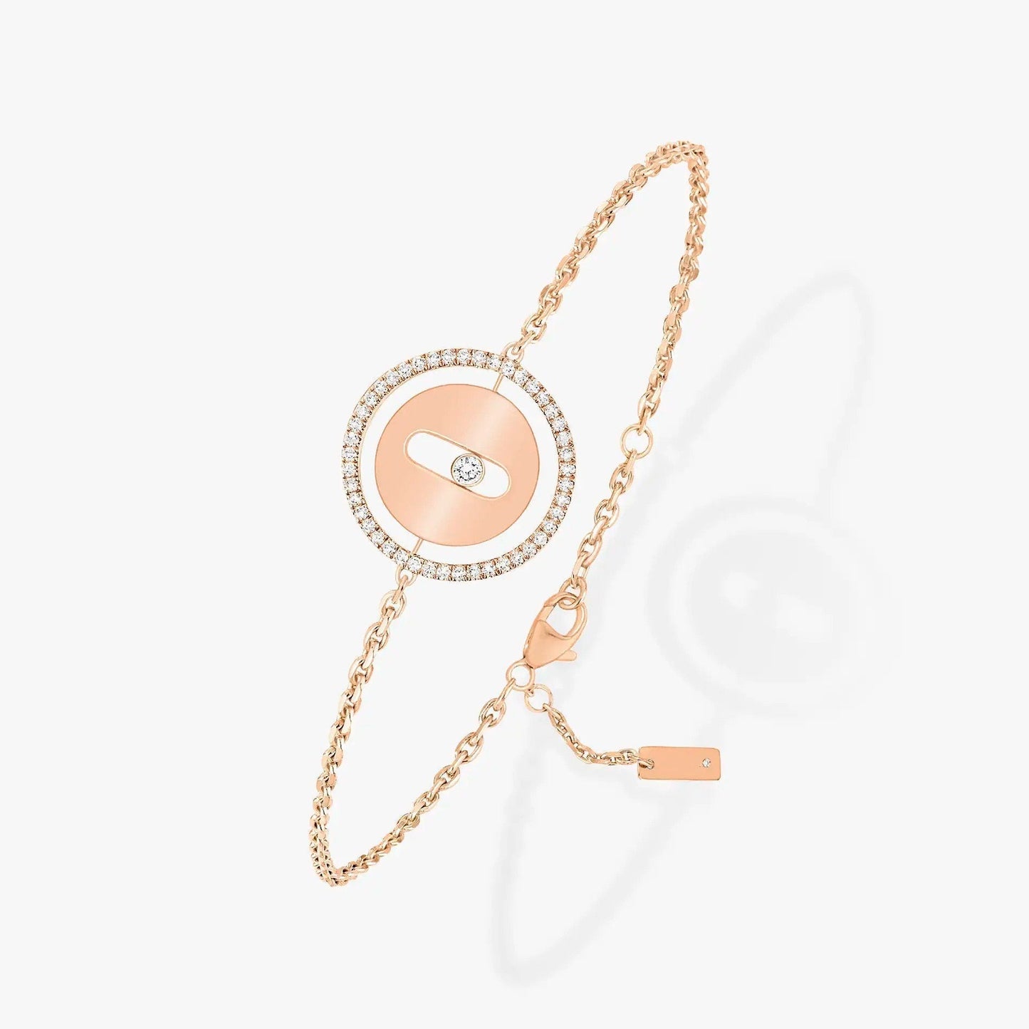 [moco jewelrys]LUCKY MOVE PAVED DIAMOND BRACELET