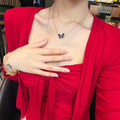 [moco jewelrys JURI] 2026 NEW LUCKY BUTTERFLY 1 MOTIFS NECKLACE
