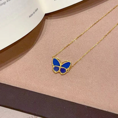 [moco jewelrys JURI] 2026 NEW LUCKY BUTTERFLY 1 MOTIFS NECKLACE