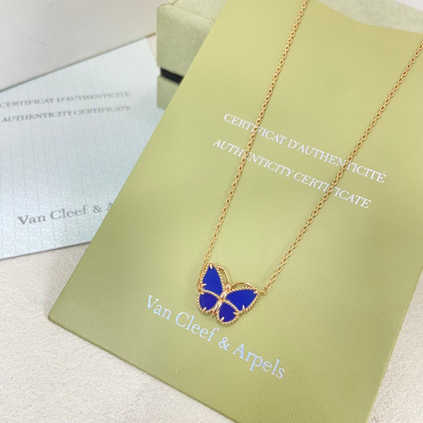 [moco jewelrys JURI] 2026 NEW LUCKY BUTTERFLY 1 MOTIFS NECKLACE